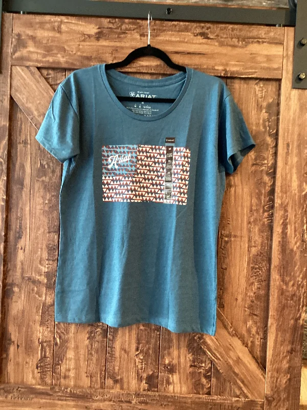 Ariat Amarillo T-Shirt-- Terry Blend Velvet Blend Canvas Blend