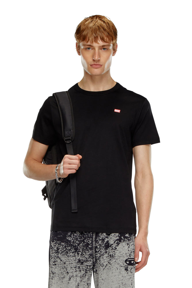 T-shirt in mercerised cotton-- Machine Wash Dry Clean Hand Wash