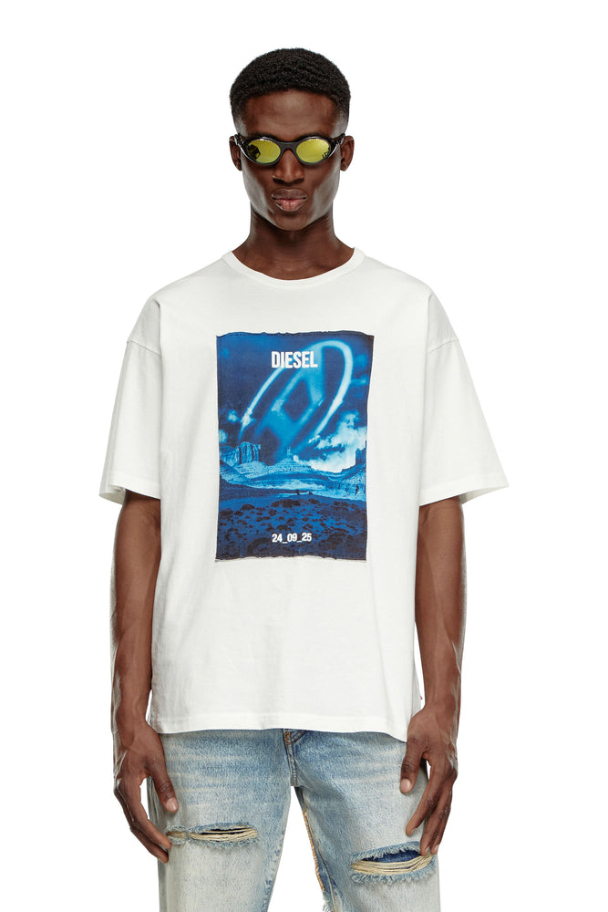 Long-sleeve T-shirt with printed patch-- Cozy Warm Stylish