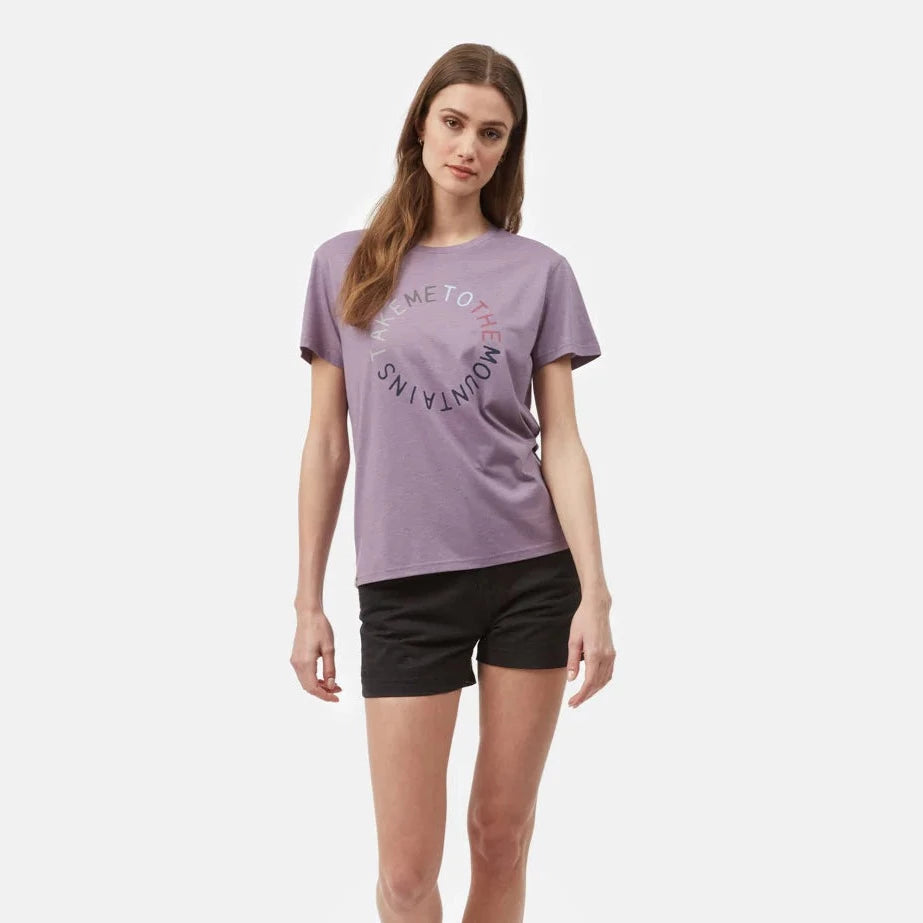 To The Mountains T-shirt-- Sequined Glittery Shiny
