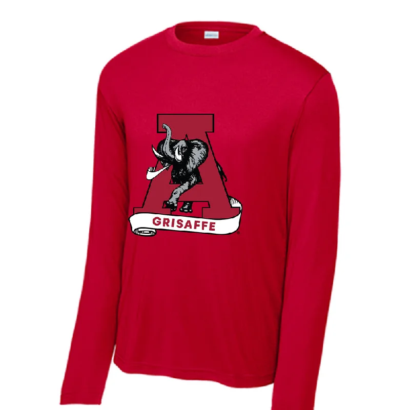 Alabama - NCAA Women's Rowing : Jayden Grisaffe - Activewear Long Sleeve T-Shirt-- Satin Fabric Silk Fabric Chiffon Fabric