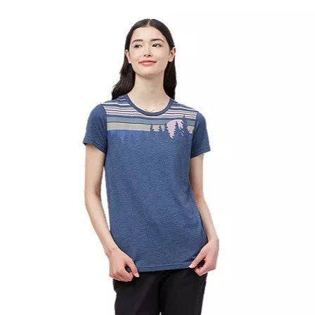 Tentree Women's Retro Juniper T-Shirt-- Solid Print Embellished