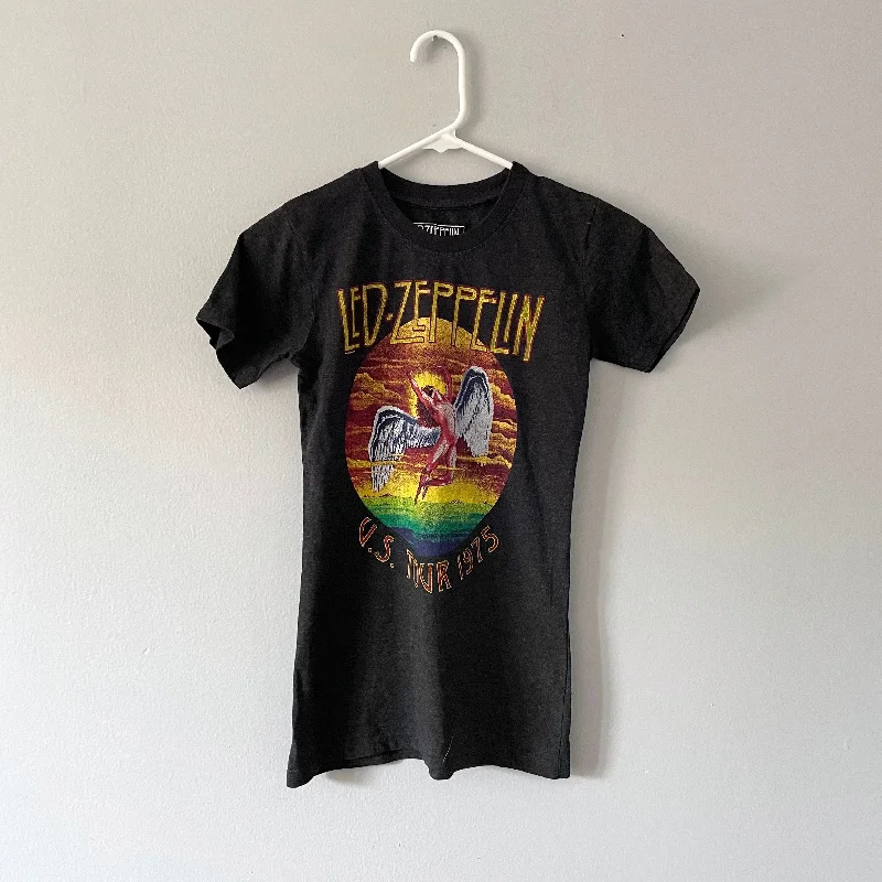 Led Zeppelin / T-shirt / Women S-- Cashmere Blend Cotton Blend Poly Blend