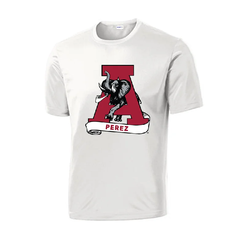 Alabama - NCAA Women's Rowing : Neve Perez - Activewear T-Shirt-- Lace Blend Ribbed Blend Corduroy Blend Alabama - NCAA Women's Rowing : Neve Perez - Activewear T-Shirt-- Lace Blend Ribbed Blend Corduroy Blend