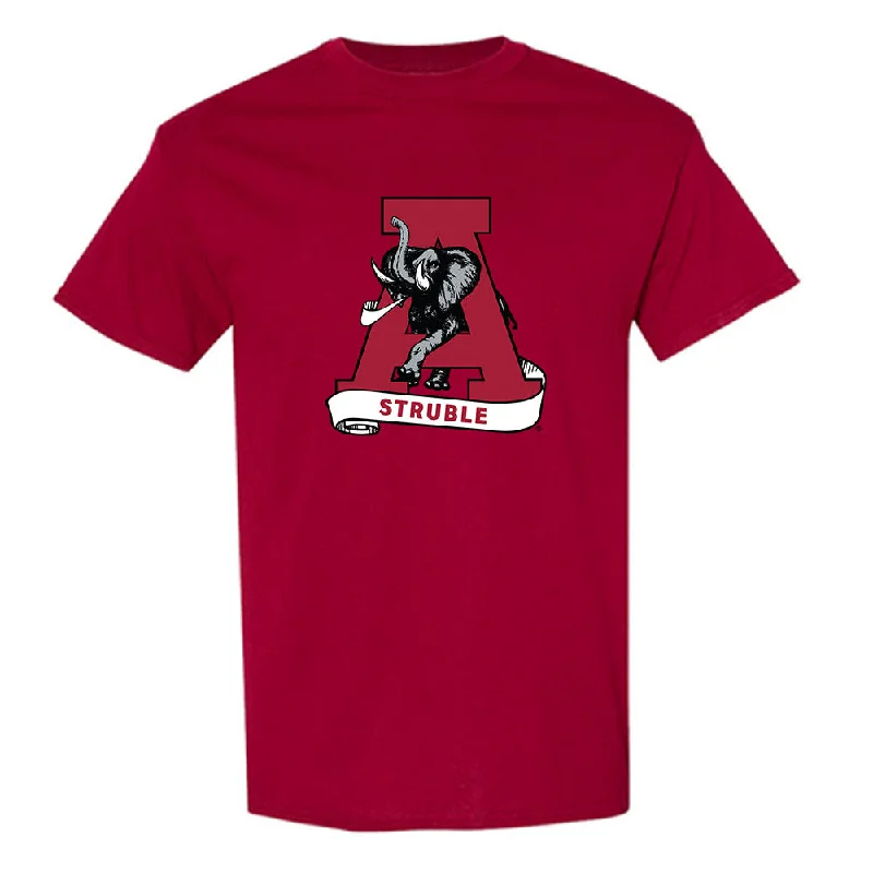 Alabama - NCAA Women's Rowing : Michala Struble - T-Shirt-- Print Jacquard Patchwork Alabama - NCAA Women's Rowing : Michala Struble - T-Shirt-- Print Jacquard Patchwork