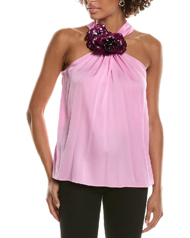 Ungaro Lili Silk-Blend Blouse Airy Cotton Blouse