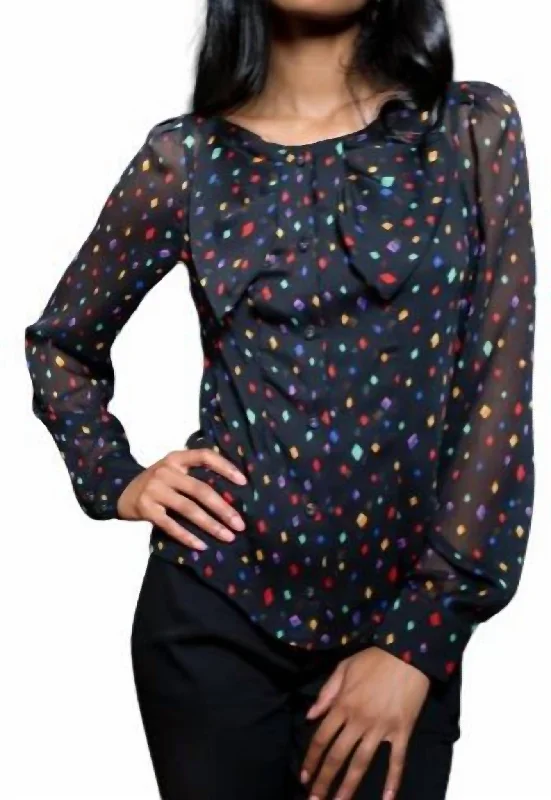 Sonora Blouse In Yester Versatile Layering Blouse