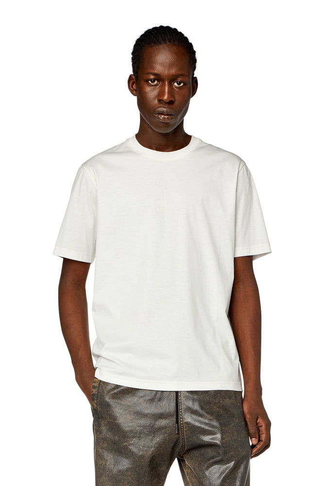 T-shirt with Diesel Studio print-- Silk Blend Satin Velvet