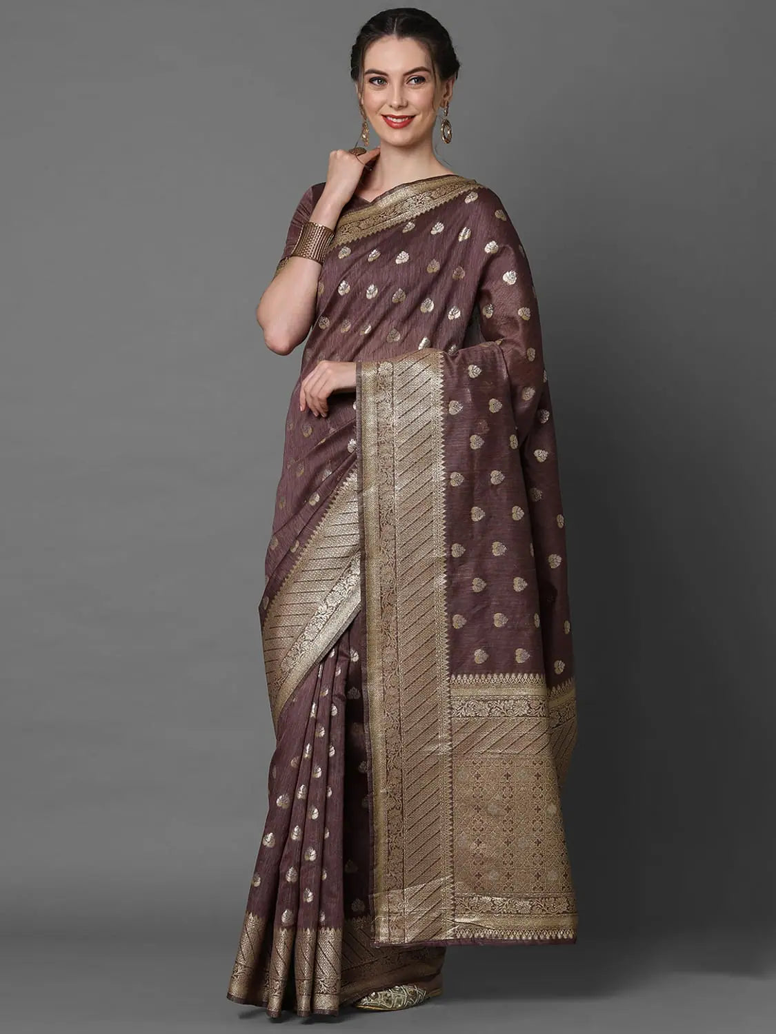 Stylish Sareemall Mauve Festive Silk Blend Woven Design Saree With Unstitched Blouse Embroidered Cotton Blouse Stylish Sareemall Mauve Festive Silk Blend Woven Design Saree With Unstitched Blouse Embroidered Cotton Blouse