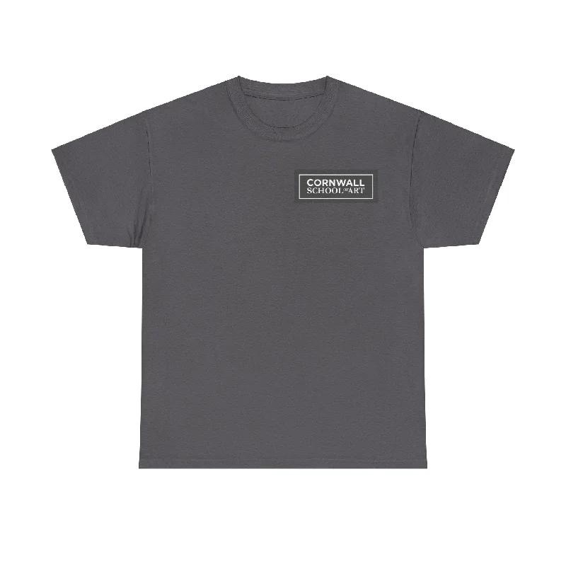 Cornwall School Of Art T-Shirt-- Mesh Blend Leather Blend Suede Blend
