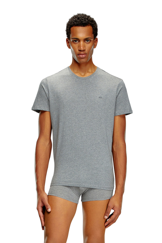 Three-Pack Crew-Neck T-Shirts-- Notch Collar Peter Pan Collar Cowl Neck