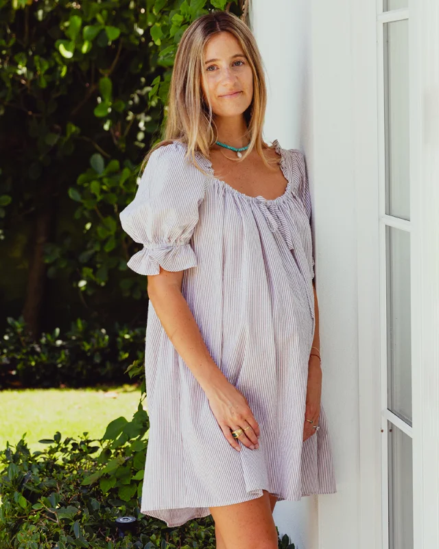 Allegra Mini Dress Cozy Wraparound Mini Dress