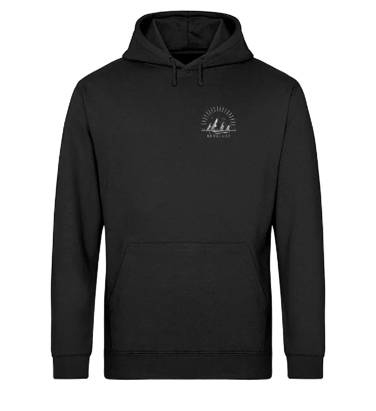 Logo - Unisex Organic Hoodie Zip Hoodie Drawstring Kangaroo Pocket