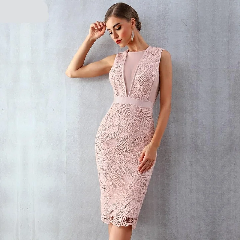 Women Bandage Celebrity Party Dress Tunics Leisure comfortable