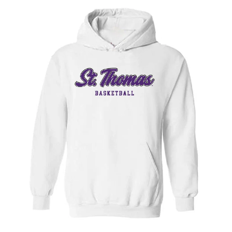 UST - NCAA Women's Basketball : Lizzie Steingraber - Hooded Sweatshirt Hoodie with Contrast Stitching Detailed Premium UST - NCAA Women's Basketball : Lizzie Steingraber - Hooded Sweatshirt Hoodie with Contrast Stitching Detailed Premium