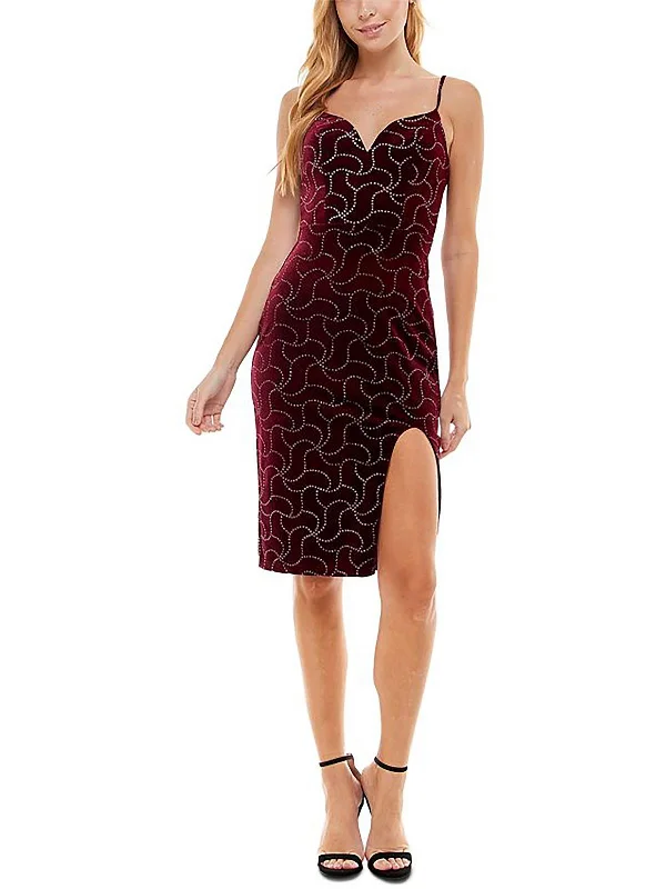 Womens Embellished Knee Length Cocktail and Party Dress Tunics Chinos classic