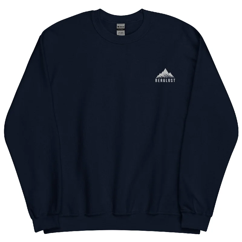 Berglust Logo - Sweatshirt (Unisex) (Bestickt) Hoodie with Back Slit Movement Comfort Berglust Logo - Sweatshirt (Unisex) (Bestickt) Hoodie with Back Slit Movement Comfort