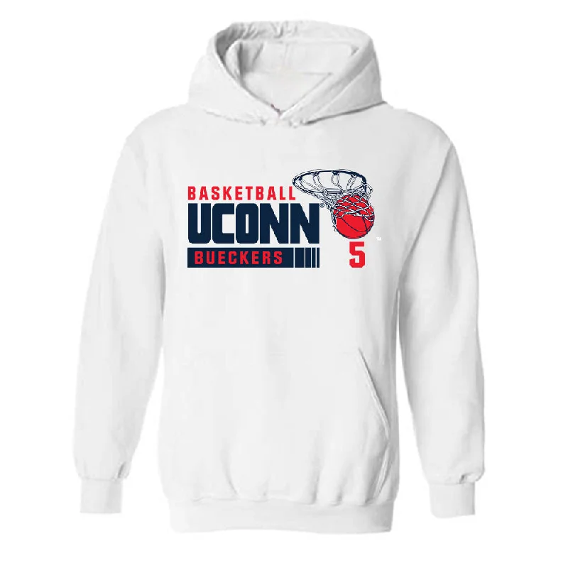 UConn - NCAA Women's Basketball : Paige Bueckers - Classic Fashion Shersey Hooded Sweatshirt Hoodie with Hem Elastic Stretchable Comfortable UConn - NCAA Women's Basketball : Paige Bueckers - Classic Fashion Shersey Hooded Sweatshirt Hoodie with Hem Elastic Stretchable Comfortable
