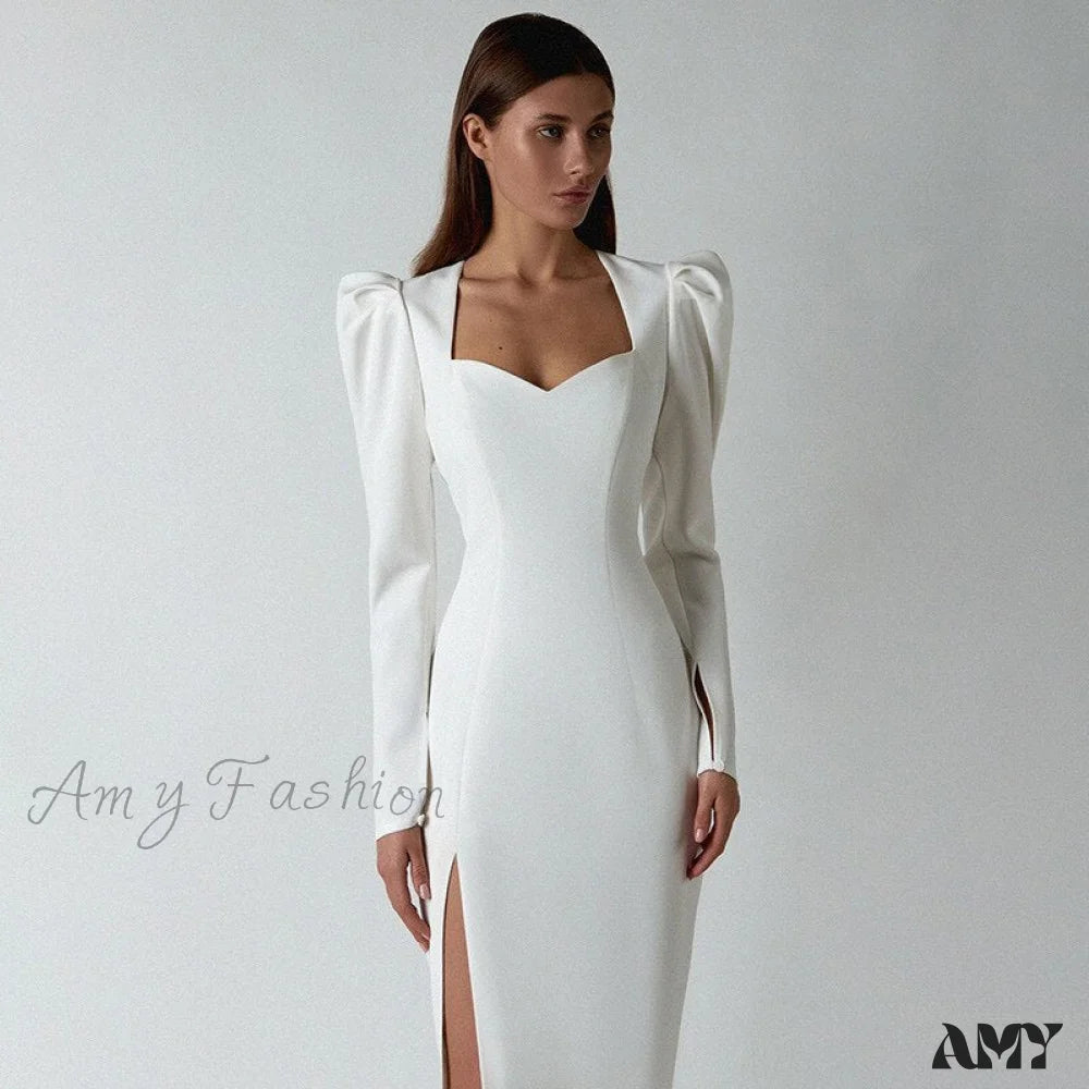 Amy Fashion - Sexy Women Midi Party Dress Tunics Versatile functional