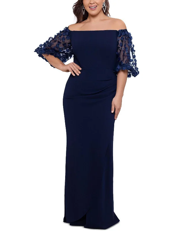 Plus Womens Faux Wrap Maxi Evening Dress Tunics Handmade artisanal