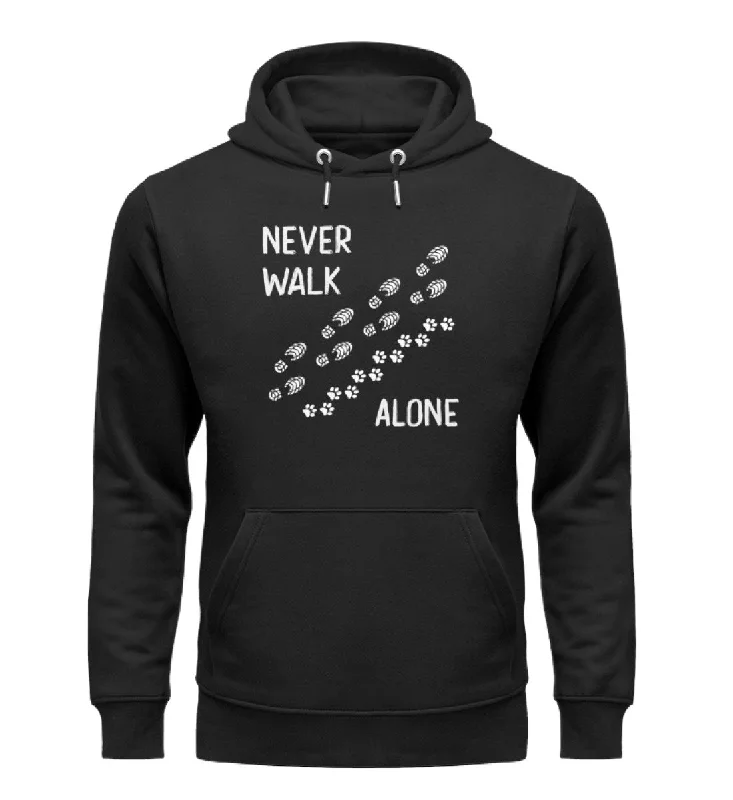 Never walk alone - Unisex Premium Organic Hoodie Hoodie with Hem Patch Decorative Personalized Never walk alone - Unisex Premium Organic Hoodie Hoodie with Hem Patch Decorative Personalized