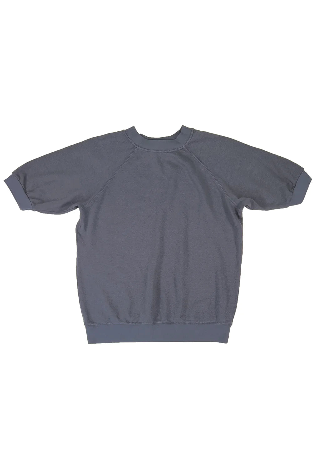 Diesel Gray Short Sleeve Raglan Fleece Sweatshirt Hoodie with Exposed Zipper Edgy Industrial Diesel Gray Short Sleeve Raglan Fleece Sweatshirt Hoodie with Exposed Zipper Edgy Industrial