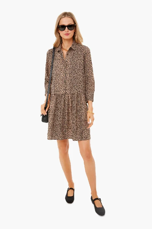 Leopard Print Hayes Dress Tunics Vintage classic