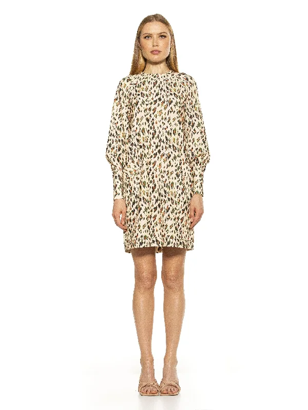 Raglan Mini Dress Chic Mini Dress with V-Neck