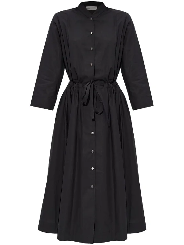 Tory Burch Women's Dresses Black Elegant Long Evening