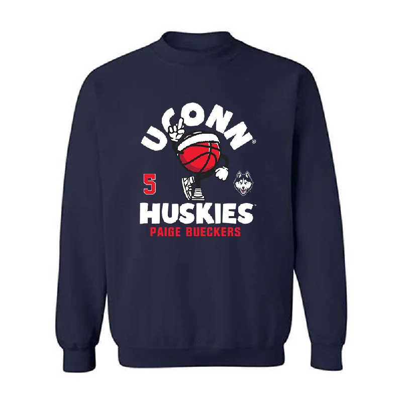 UConn - NCAA Women's Basketball : Paige Bueckers - Fashion Shersey Crewneck Sweatshirt Hoodie with Hem Ribbing Snug Secure UConn - NCAA Women's Basketball : Paige Bueckers - Fashion Shersey Crewneck Sweatshirt Hoodie with Hem Ribbing Snug Secure