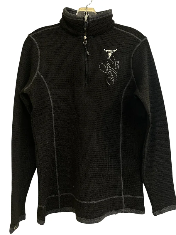 Button Up 1/4 Zip Sweatshirts Hoodie with Half-Zip Sporty Casual