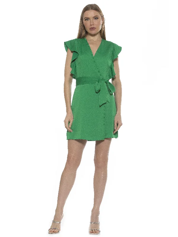 Maia Mini Dress Fashionable Mini Dress with Frills
