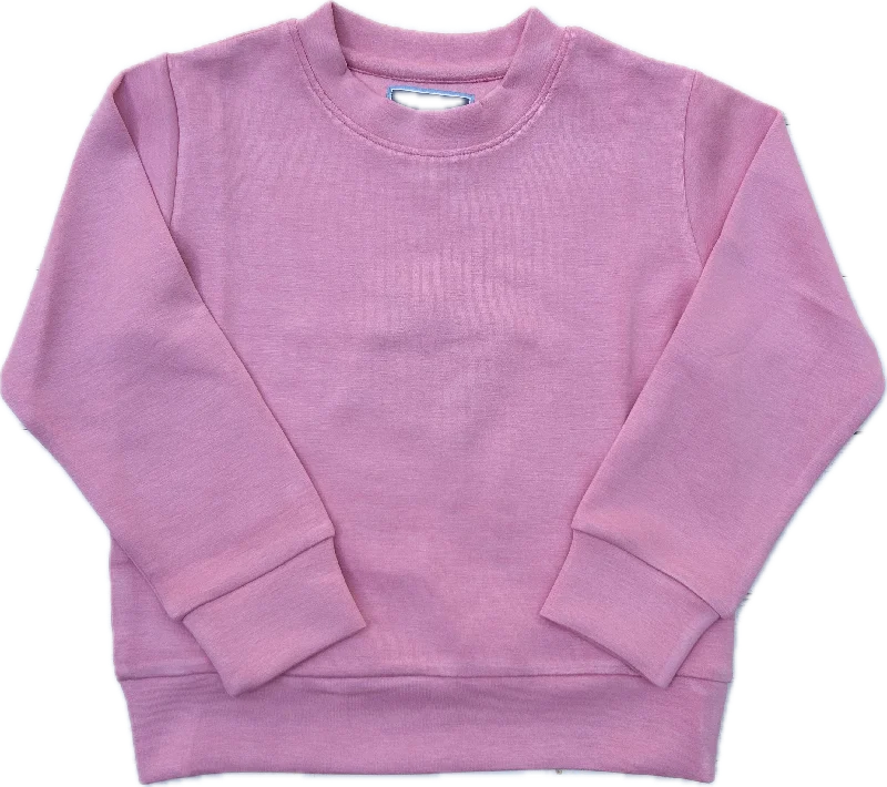 Girls Pink Performance Sweatshirt Hoodie with Mock Neck Collared Structured