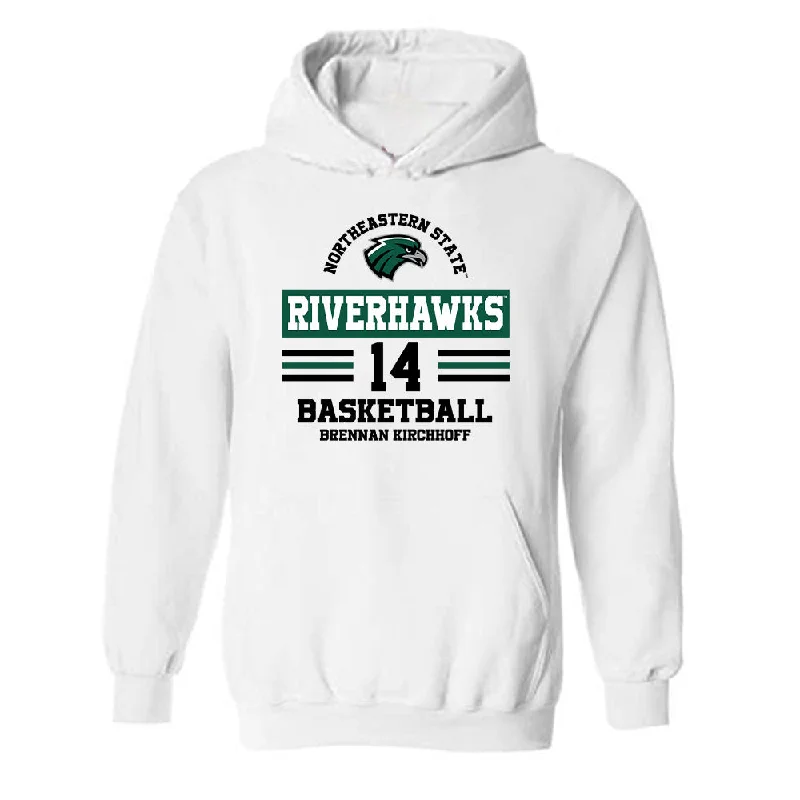Northeastern State - NCAA Women's Basketball : Brennan Kirchhoff - Classic Fashion Shersey Hooded Sweatshirt Hoodie with Velcro Closure Adjustable Secure Northeastern State - NCAA Women's Basketball : Brennan Kirchhoff - Classic Fashion Shersey Hooded Sweatshirt Hoodie with Velcro Closure Adjustable Secure