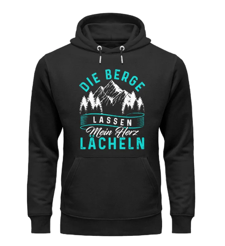 Berge lassen mein Herz lächeln - Unisex Premium Organic Hoodie Hoodie with Frayed Bohemian Relaxed Berge lassen mein Herz lächeln - Unisex Premium Organic Hoodie Hoodie with Frayed Bohemian Relaxed