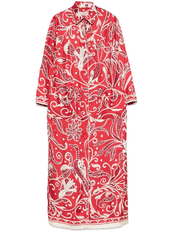 F.R.S . Women's Dresses Red Tunics Ceremony elegant
