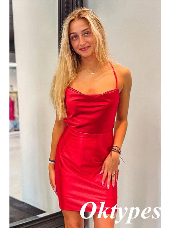 Sexy Red Soft Satin Spaghetti Straps Sheath Mini Dresses/ Homecoming Dresses,PDS0530 Trendy Denim Mini Dress Sexy Red Soft Satin Spaghetti Straps Sheath Mini Dresses/ Homecoming Dresses,PDS0530 Trendy Denim Mini Dress
