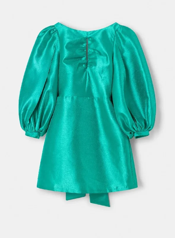 LIZA GREEN DRESS Tunics Winter warm