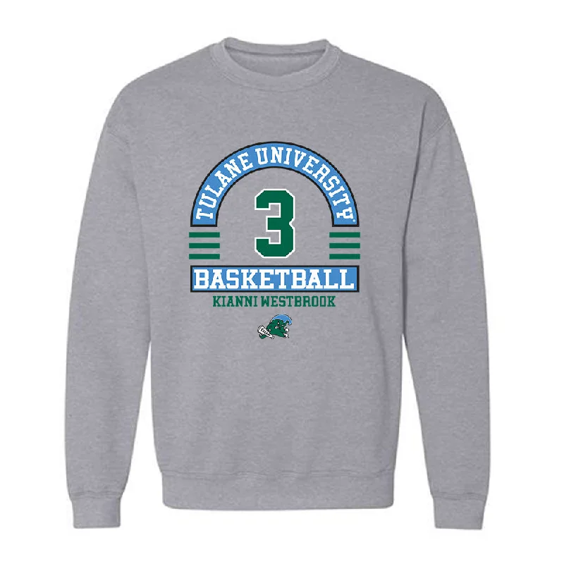 Tulane - NCAA Women's Basketball : Kianni Westbrook - Classic Fashion Shersey Crewneck Sweatshirt Hoodie with Print Artistic Unique Tulane - NCAA Women's Basketball : Kianni Westbrook - Classic Fashion Shersey Crewneck Sweatshirt Hoodie with Print Artistic Unique