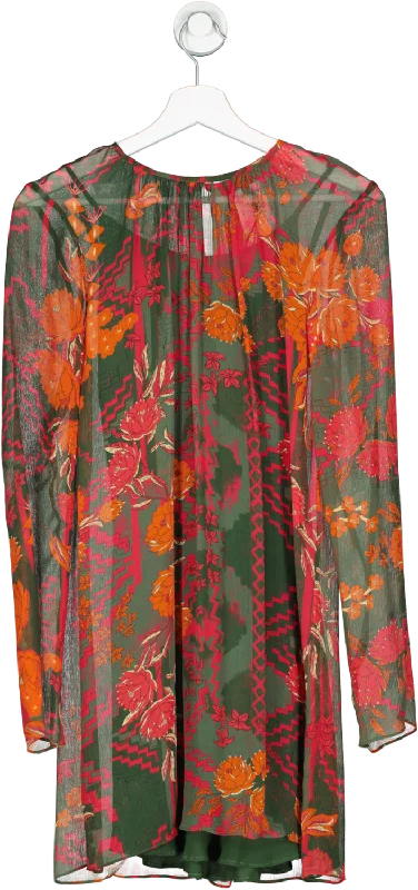 max&co Green Chufy Smirne - Cocktail Dress / Party Dress UK 6 Tunics Luxurious premium