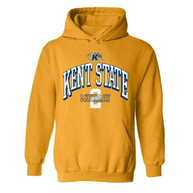Kent State - NCAA Women's Basketball : Meghan Murray - Classic Fashion Shersey Hooded Sweatshirt Hoodie with Hem Contrast Bold Stylish Kent State - NCAA Women's Basketball : Meghan Murray - Classic Fashion Shersey Hooded Sweatshirt Hoodie with Hem Contrast Bold Stylish