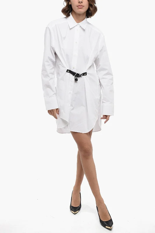 J.W.Anderson Asymmetric Chemisier Dress with Belt Detail Tunics Review highly