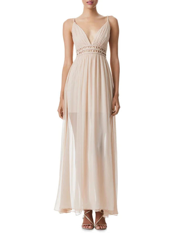 Rya Womens Cut-Out Prom Cocktail and Party Dress Tunics Velvet soft