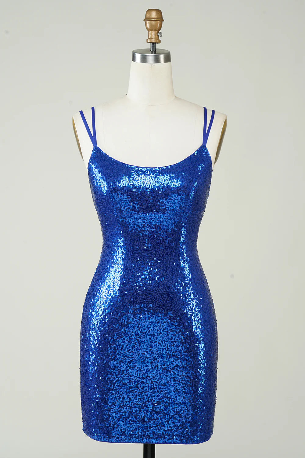 Royal Blue Sheath Sequins Mini Dress Backless Homecoming Dress Classic White Mini Dress Royal Blue Sheath Sequins Mini Dress Backless Homecoming Dress Classic White Mini Dress