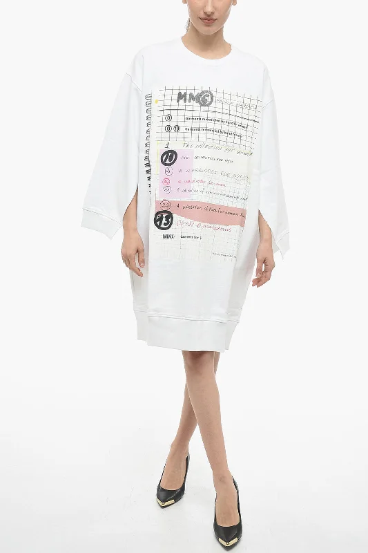 Maison Margiela MM6 OVERSIZED FIT Jersey Dress with Print S Standard size Tunics Sophisticated sleek Maison Margiela MM6 OVERSIZED FIT Jersey Dress with Print S Standard size Tunics Sophisticated sleek