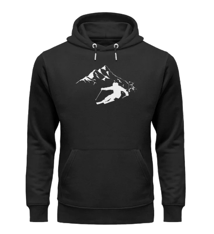 Tiefschnee Skier - Unisex Premium Organic Hoodie Hoodie with High Neck Warm Protective Tiefschnee Skier - Unisex Premium Organic Hoodie Hoodie with High Neck Warm Protective