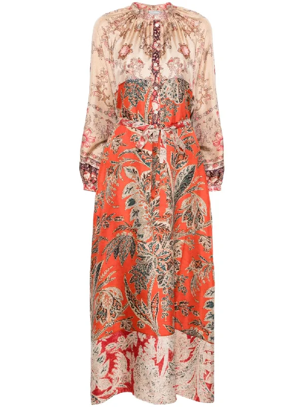 Pierre Louis Mascia Women's Dresses Brown Tunics stripes playful