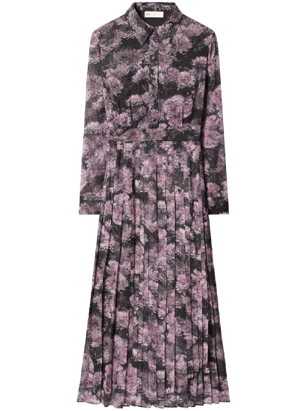 Tory Burch Women's Dresses Pink Off-the-shoulder Chic Trendy
