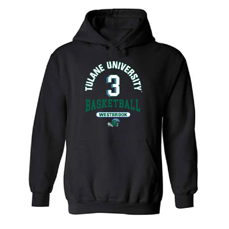 Tulane - NCAA Women's Basketball : Kianni Westbrook - Classic Fashion Shersey Hooded Sweatshirt Hoodie with Strings Custom Fit Adjustable Tulane - NCAA Women's Basketball : Kianni Westbrook - Classic Fashion Shersey Hooded Sweatshirt Hoodie with Strings Custom Fit Adjustable