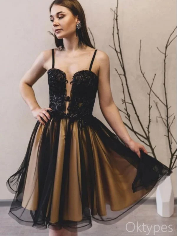 Elegant Black-Yellow Empire Sweetheart Spaghetti Strap Women Mini Dresses Homecoming Dresses, PDS0562 Trendy Mini Dress with Belt Elegant Black-Yellow Empire Sweetheart Spaghetti Strap Women Mini Dresses Homecoming Dresses, PDS0562 Trendy Mini Dress with Belt